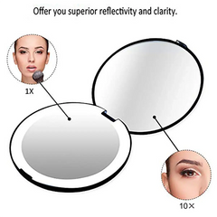 Specchio per il trucco pieghevole a LED (annuncio privato)