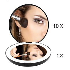 Specchio per il trucco pieghevole a LED (annuncio privato)