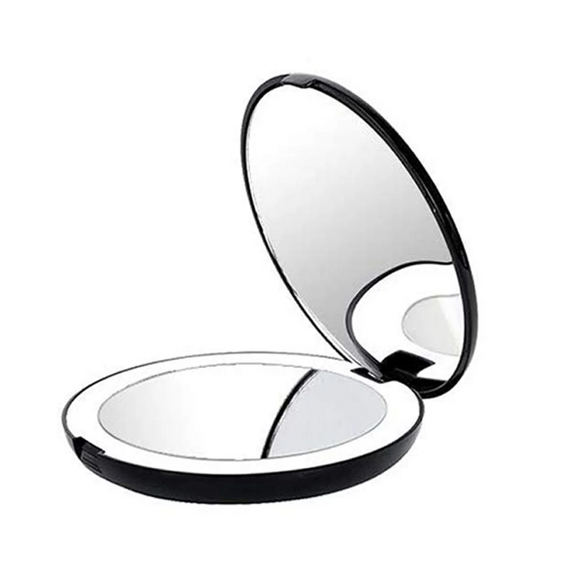 Specchio per il trucco pieghevole a LED (annuncio privato)