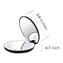 Specchio per il trucco pieghevole a LED (annuncio privato)